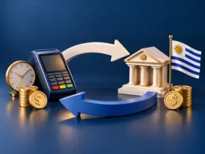 Depósitos y retiros desde Uruguay